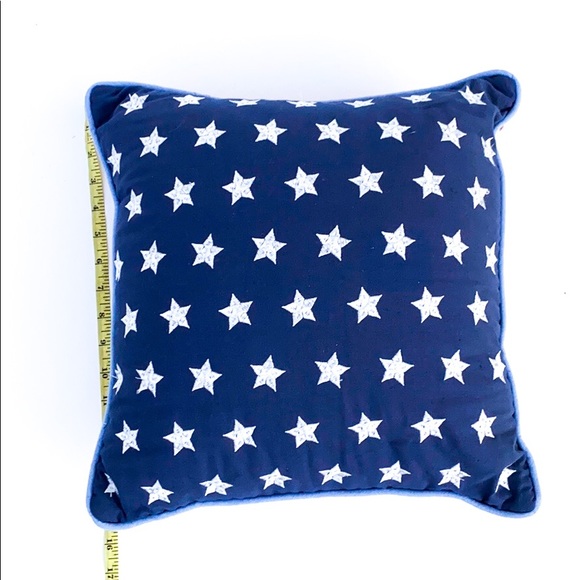 July 4th Independence Day Embroidered Stars Pillow - Picture 7 of 7
